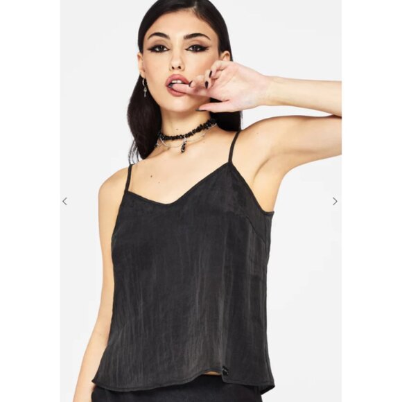 DISTURBIA Maeve split hem camisole top - Picture 1 of 10